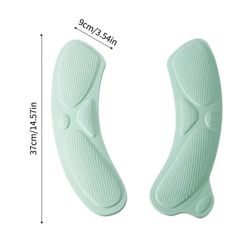 coussin toilette vert pastel texture verticale douce coton lavable réutilisable salle bain confortable
