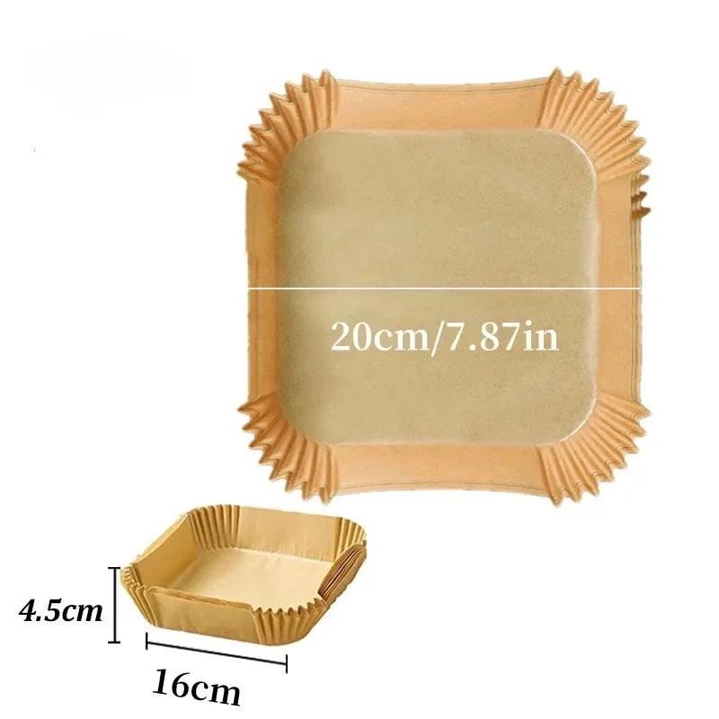 papier cuisson non adhésif 23cm barbecue four transparent moderne 100 pièces jetables
