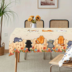 nappe imperméable chats poissons fleurs moderne extérieur printemps été automne hiver machine