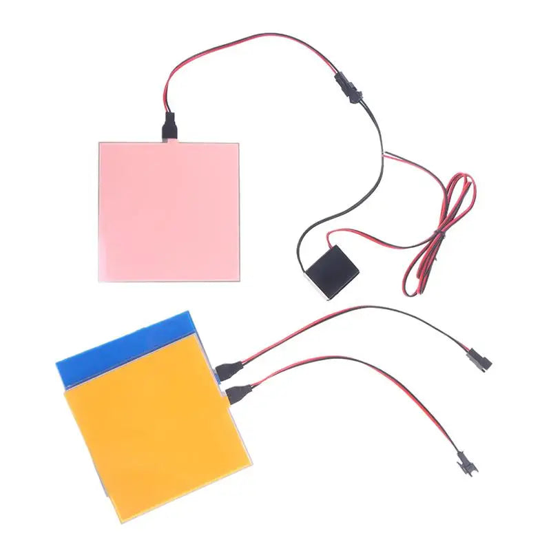 panneau led bleu vert jaune rose rouge adhésif moderne câbles connecteurs flexible opacité mat