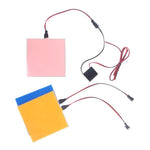 panneau led bleu vert jaune rose rouge adhésif moderne câbles connecteurs flexible opacité mat