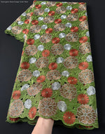 tissu dentelle fleurs beige doré vert bleu rose or blanc gris strass haut qualité