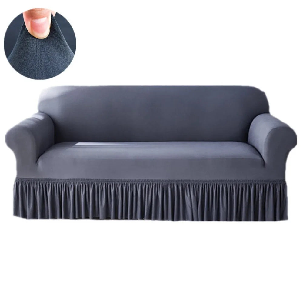 housse canapé extensible anti poussière moderne salon trois places douce antidérapante