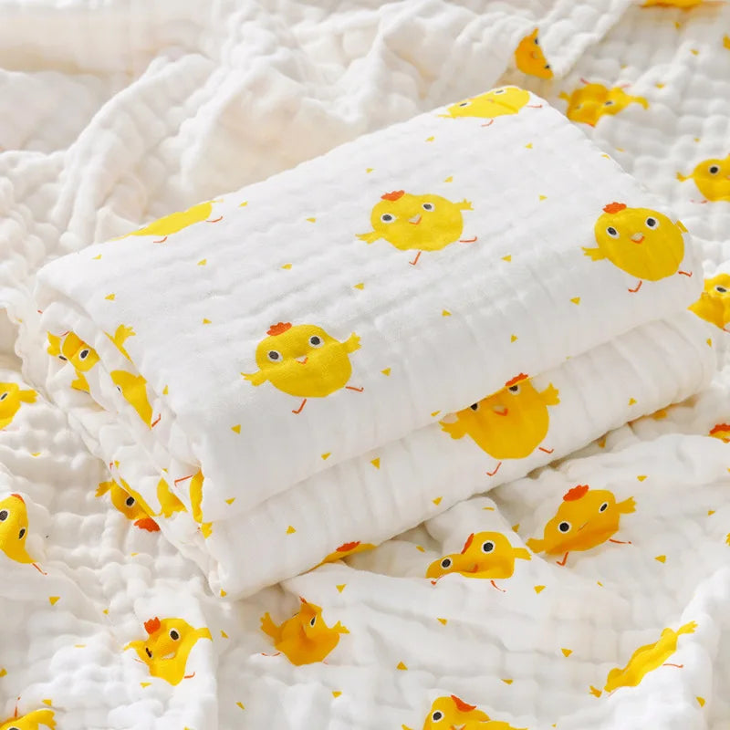 couverture bébé coton géométrique unicorns rainbows fruits moderne four seasons