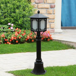 lampe jardin extérieure noire classique grille ajourée ip65 led étanche industrielle