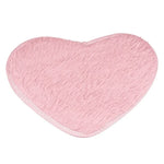 tapis forme cœur doux violet moderne 30x40cm antidérapant bain salon