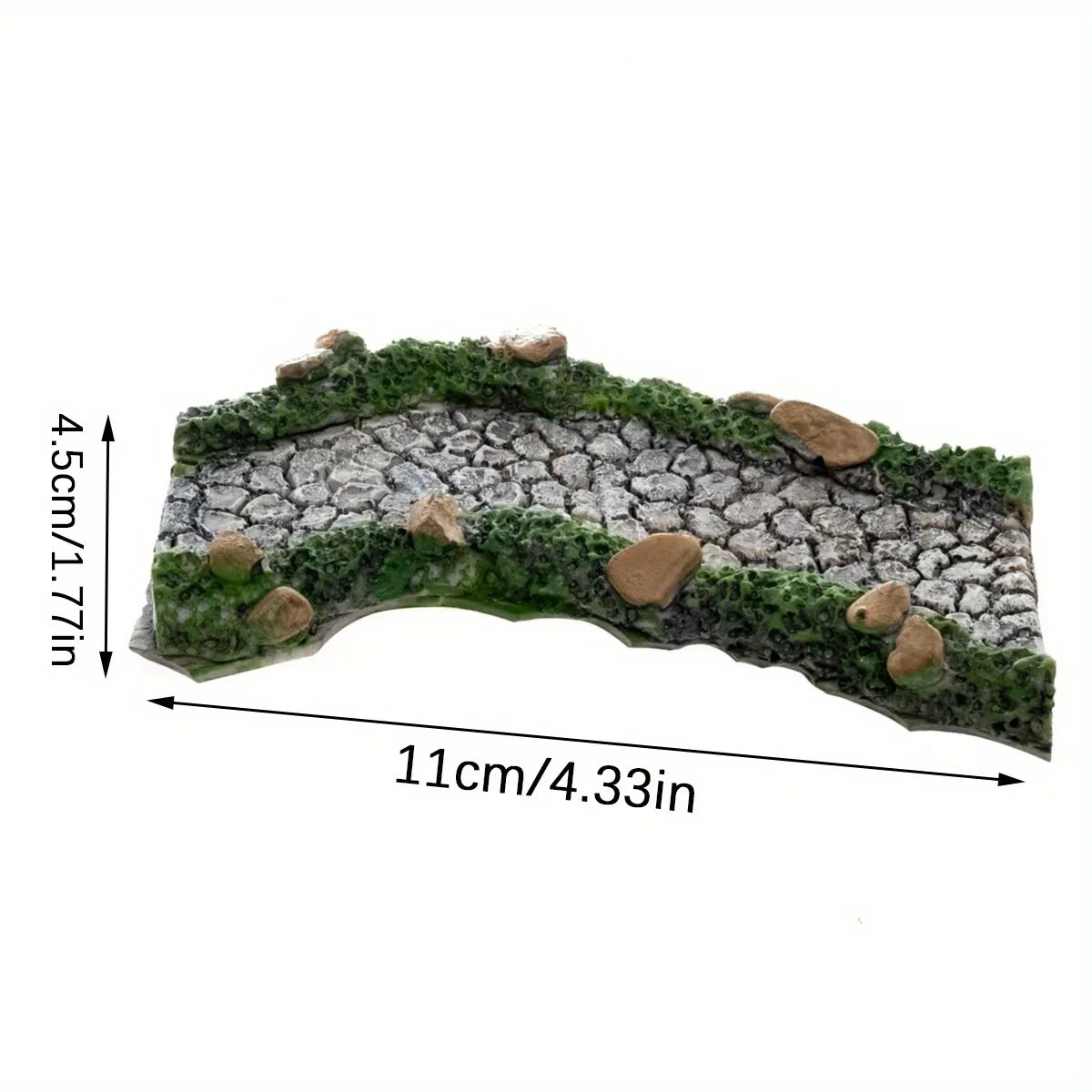décorations artificielles pierre résine naturelles mousse grises vertes paysagèresextérieur miniature aménagement jardin