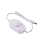 interrupteur rotatif led variateur noir blanc industrielle utilitaire 12v 24w connecteurs electriques cabling spiralé