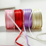 rubans satinés unis 45 yards polyester largeur 3mm décoration noel nœuds diy élégants rose