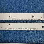 bandes led blanc modernes fixation connecteurs électriques éclairage samsung téléviseur