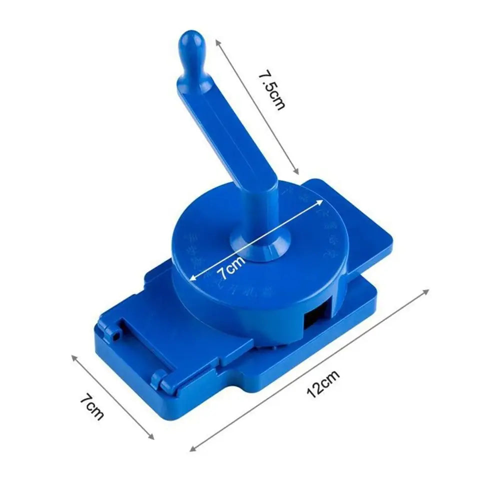 outil fixation rideaux bleu pratique outil bricolage accessoire couture trous rideau gris