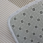 tapis moderne rayures horizontales motifs géométriques polyester antidérapant intérieur maison sol cuisine