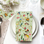 serviettes table papier jetables motif floral mariage décoration fête anniversaire classique