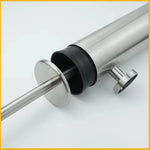 porte brosse toilette acier inoxydable chrome gris doré moderne salle bain fixations incluses
