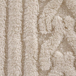 housse coussin peluche super douce motif tressé vintage opacité beige adhésif canapé chaise voiture