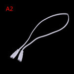 câble électrique blanc moderne 24v t4 t5 t8 led 100cm 50cm 20cm connecteurs eyelets