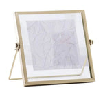 cadre photo or transparent moderne écrous support métal décoration maison 20x15cm
