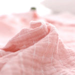 Couverture de lit violette en coton