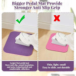 tapis machine coudre violet texturé moderne insonorisation antidérapant 50cm 38cm 34cm 17cm cặp đôi