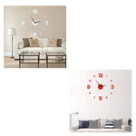 horloge murale moderne vert fluo rouge blanche dorée noire adhésive numérique salon chambre coucher