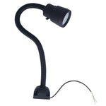 lampe flexible noir moderne base carrée câble électrique 360 degrés rotation led
