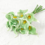bouquet fleurs artificielles calla blanches vase décoration mariage fête maison