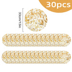 serviettes table modernes blanches dorées motif filetage pack 50pcs 33cm