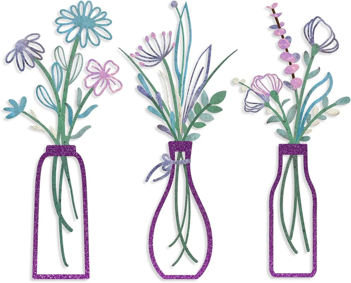 bouquet mural fleurs artificielles moderne minimaliste adhésif blanc beige marron