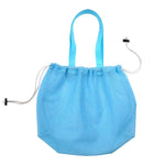 sac rangement polyestère pliable transparent voyage plage organisation jouets salle bain