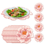 serviettes table jetables fleurs roses anniversaire mariage décoration festive respectueux environnement set 10 pièces