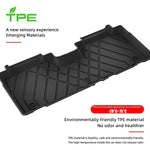 tapis sol tpe noir antidérapant imperméable facile nettoyer moderne texture géométrique lignes diagonales