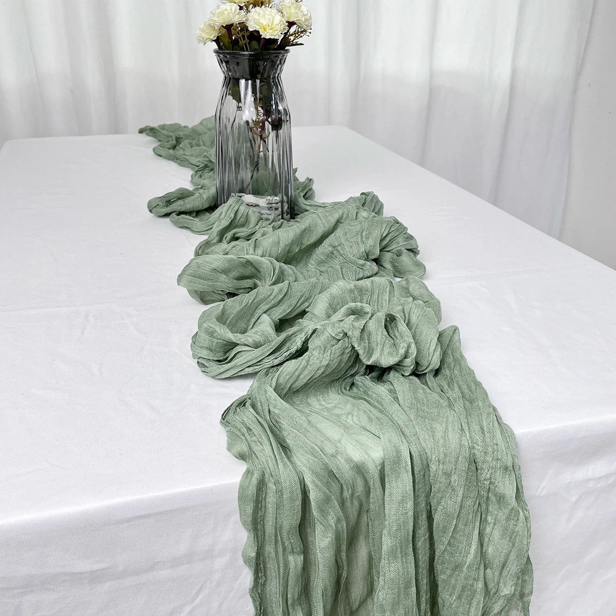 tableau decoratif chemin table rose plisse fleur seche halloween noel valentin mariage anniversaire festive