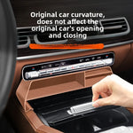 organisateur rangement voiture beige compartiments lumière texture micro perforée contemporain adhésif poignée