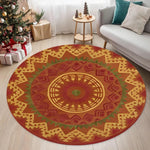 tapis moderne géométrique noir marron beige antidérapant intérieur extérieur 40x40 80x80 120x120 cm