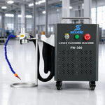 machine nettoyage laser portable gris noir certification perforations avant roulettes