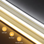 ruban led blanc 9mm 24v super lumineux étanche moderne cuisine sdb étage