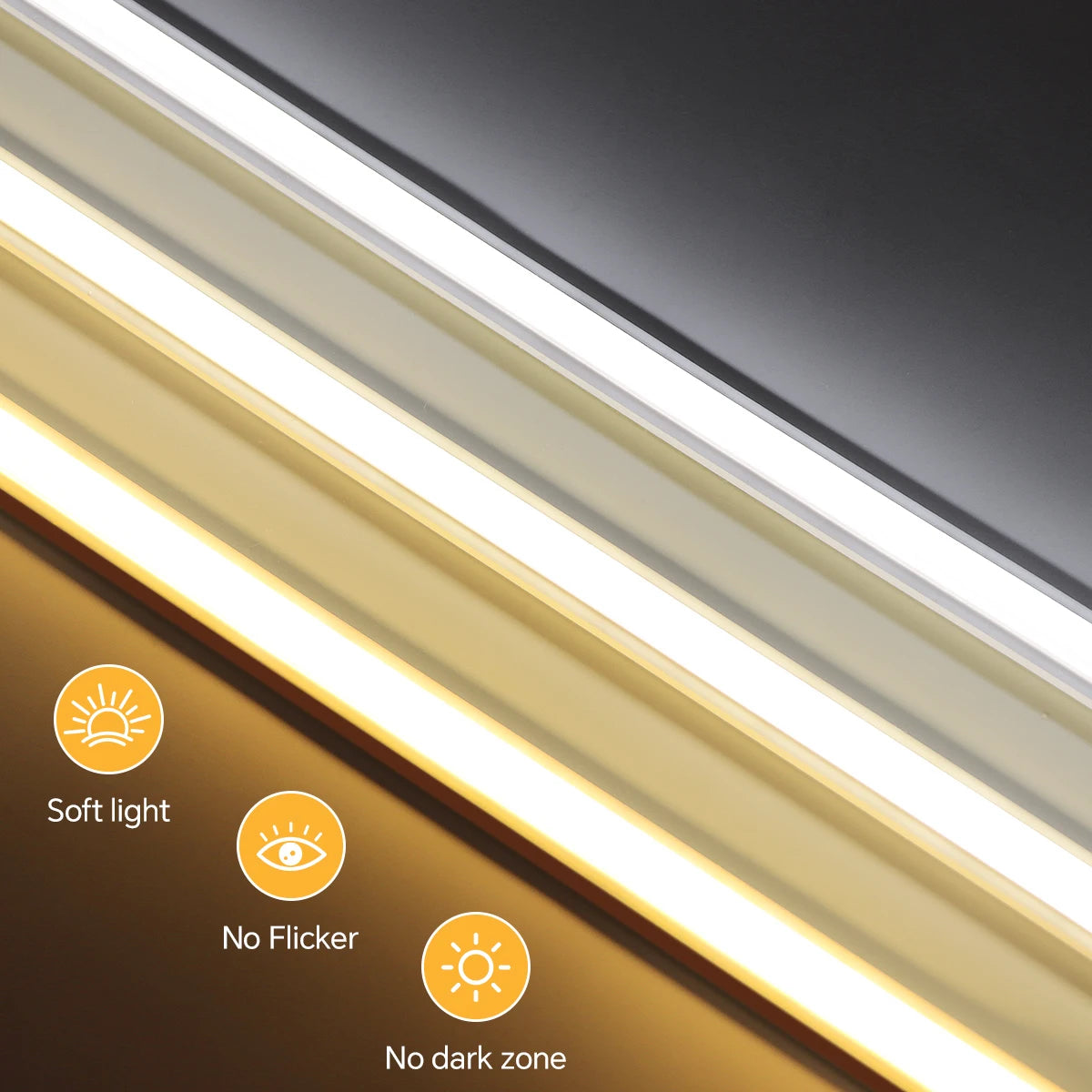 ruban led blanc 9mm 24v super lumineux étanche moderne cuisine sdb étage