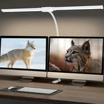 lampe led noir blanc contemporaine clip fixe modes luminosité étude lecture
