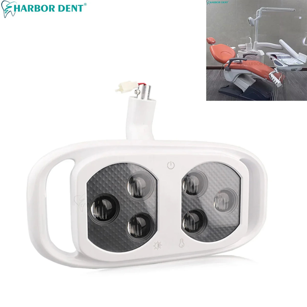 lampe dentaire led sans ombre blanc moderne interrupteur capteur infrarouge