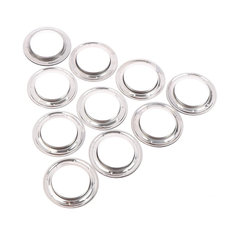 anneaux métalliques argentés industriels 60 paires diamètre intérieur 4cm coton rideau polonais accessoireuminiumallié