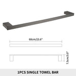 porte serviettes mural acier inoxydable noir doré argenté lisse moderne vis