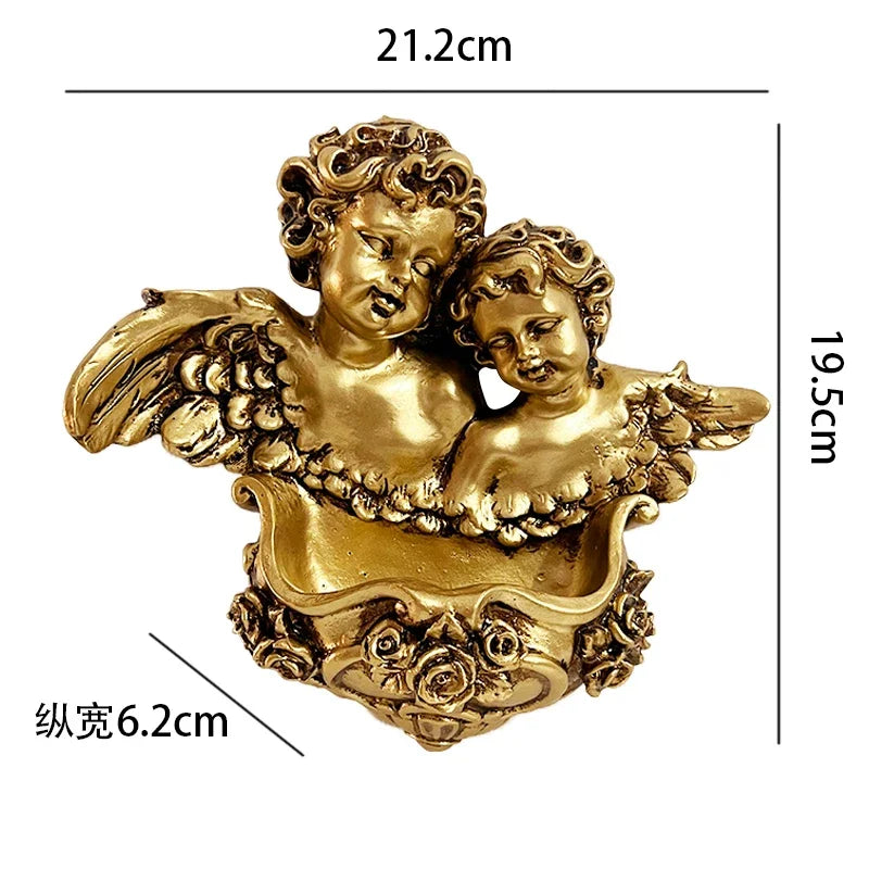cadres decoratifs or ornements floraux angelots baroque decoration murale fixations murales luxe maison