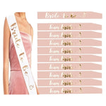 décoration mariage voile bride to be sash team bride bandeau occasion fiançailles fête valentin