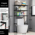 étagère rangement multi couches moderne blanc noir grande capacité salle bain.storage rack multi layer