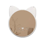 miroirs adhésifs modernes animal chambre enfant blanc doré vert noir minimaliste