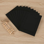 cadres photo carton corde linge pinces linge bois marron clair blanc noir rustic