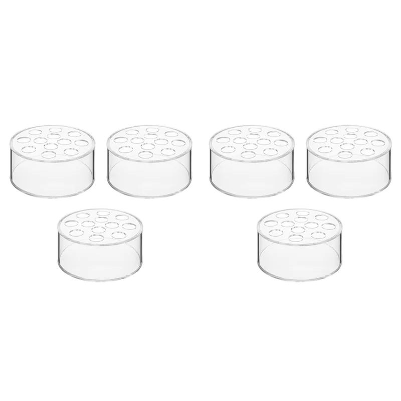 vases transparents acrylique moderne troués 12 orifices decoration fleurs mariage table centre