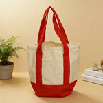 sac toile réutilisable uni multi usages respectueux environnement casual poche fixations blanc vert bleu