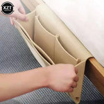 sac rangement mural gris compartiment adhésif minimaliste stockage réutilisable moderne neutre