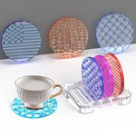 moulages silicones coquetiers transparents motifs fleurs dandelions geometriques decoration maison bricolage artisanal